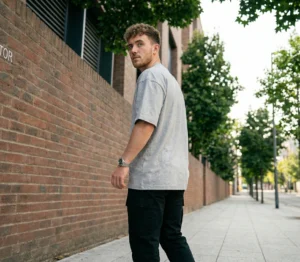 Unisex Oversized Grey Tee